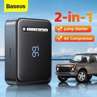 BASEUS 2 w 1 urządzenie do uruchamiania awaryjnego samochodu Power Bank przenośna sprężarka powietrza pompka inflatora elektrownia 1000A rozrusznik akumulatora Auto Booster 1